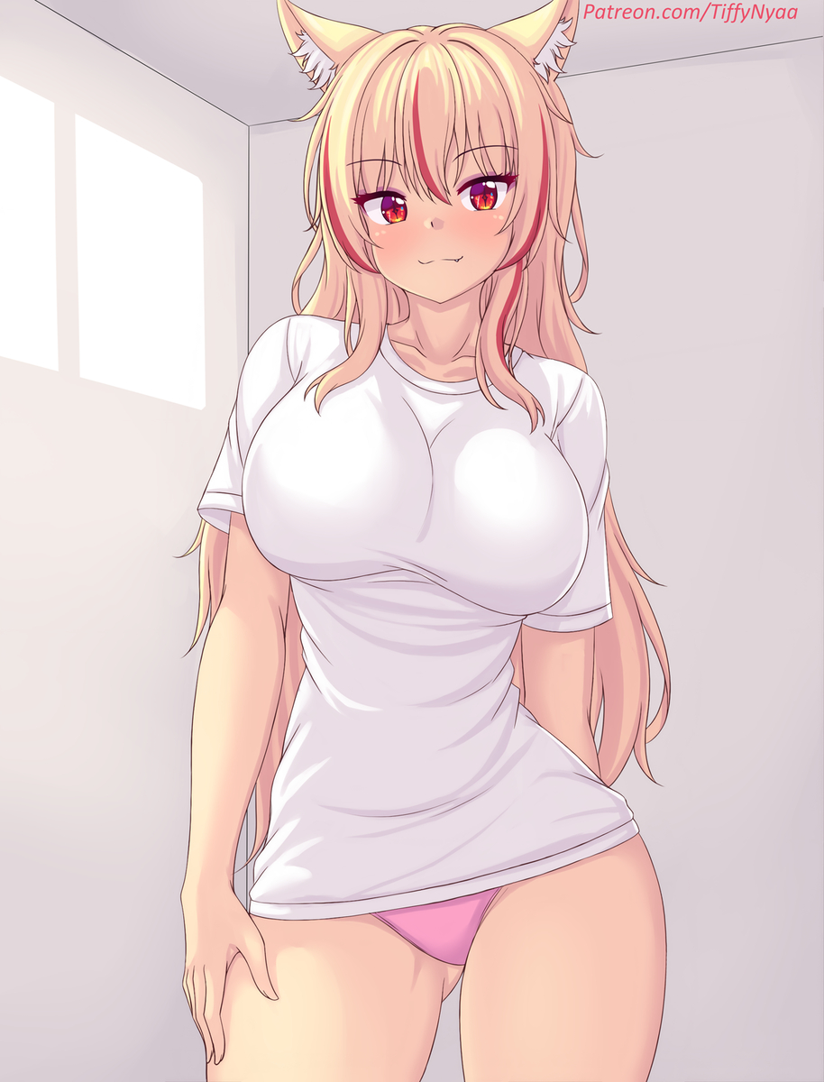 This is a pixiv picture whose title is Tiffy Tshirt pantsu~~.