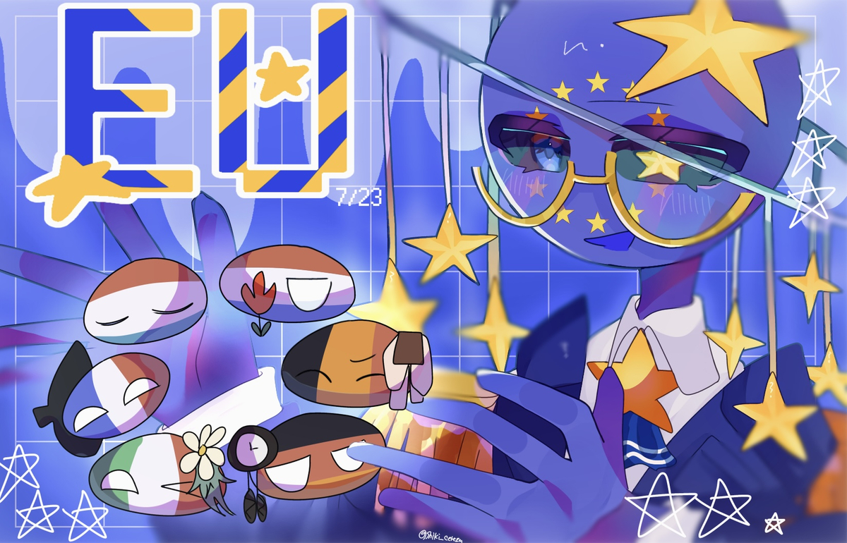 This is a pixiv picture whose title is 🎊.