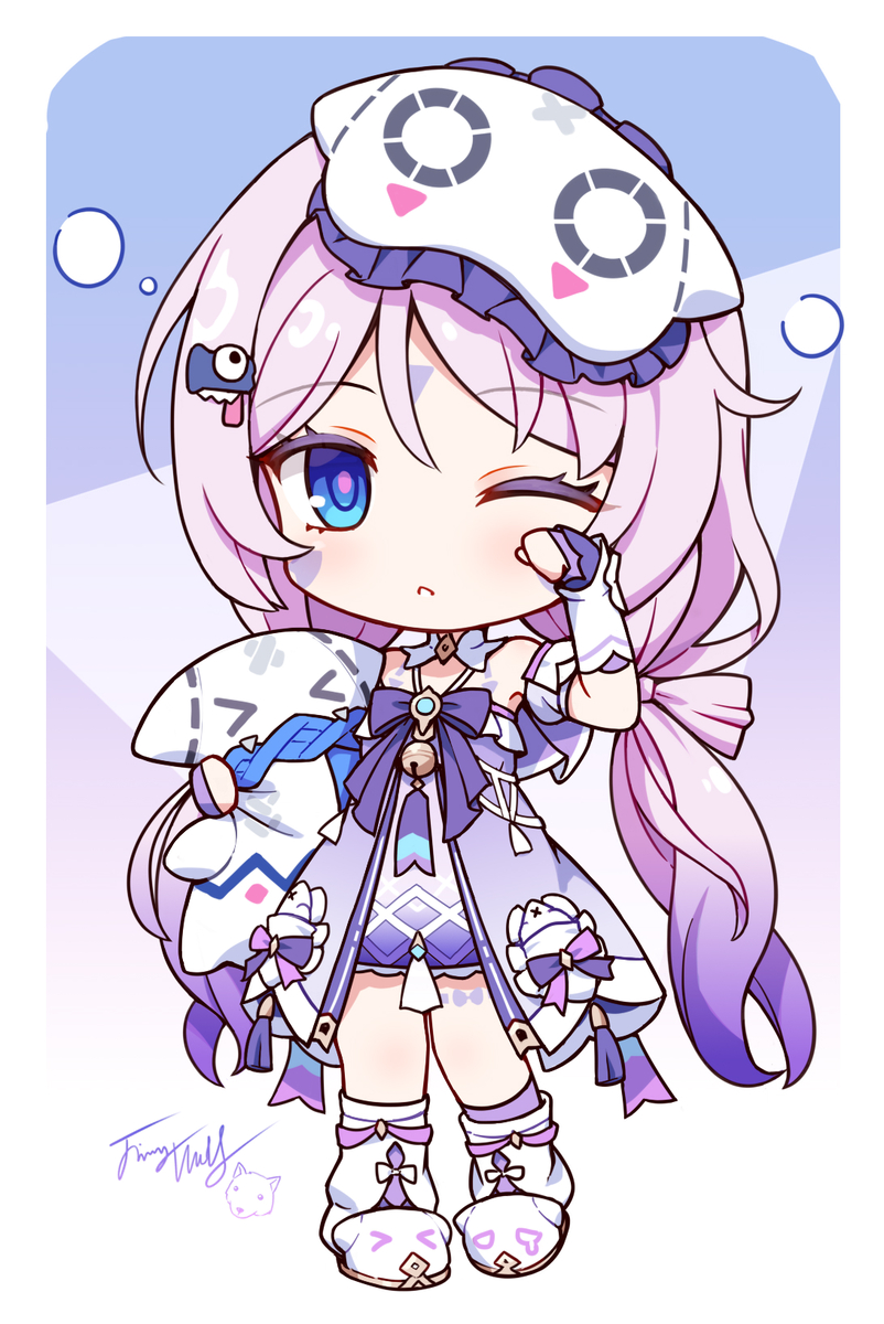 This is a pixiv picture whose title is 奶奶的睡衣.