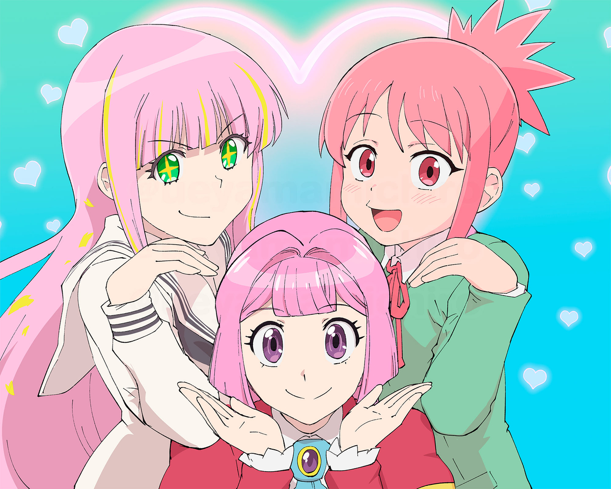 This is a pixiv picture whose title is ピンク髪.