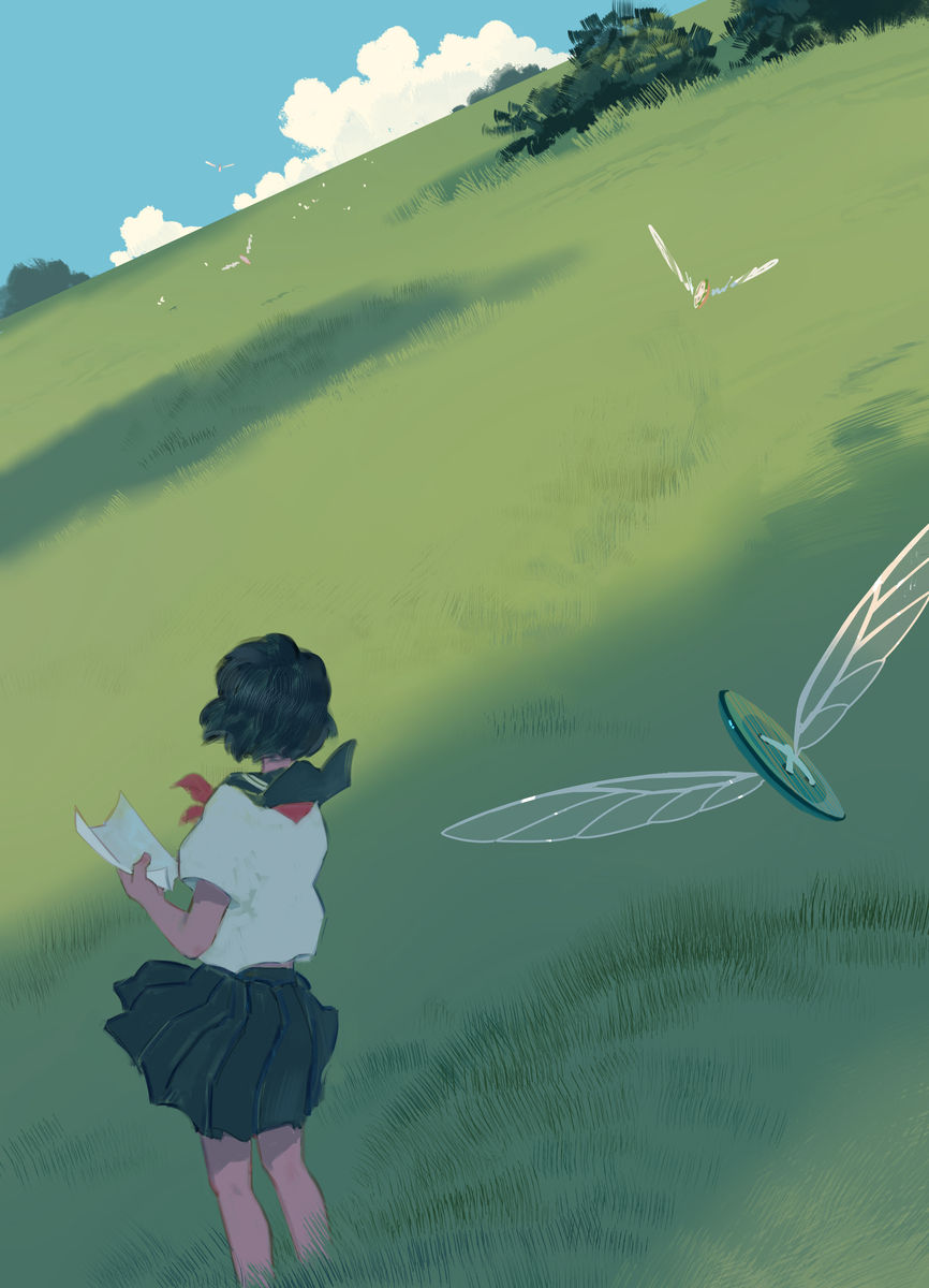 This is a pixiv picture whose title is summer dream.