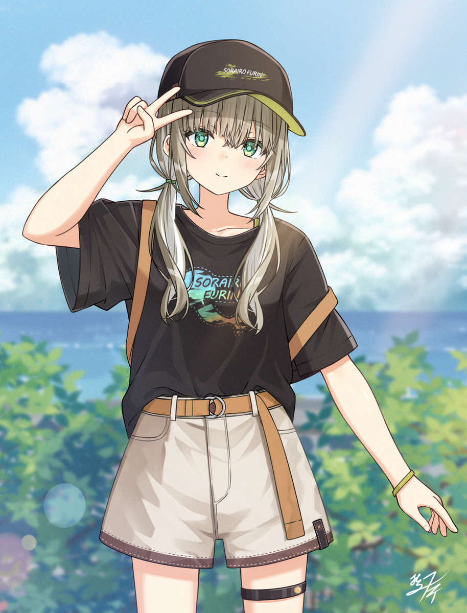 This is a pixiv picture whose title is ピース.