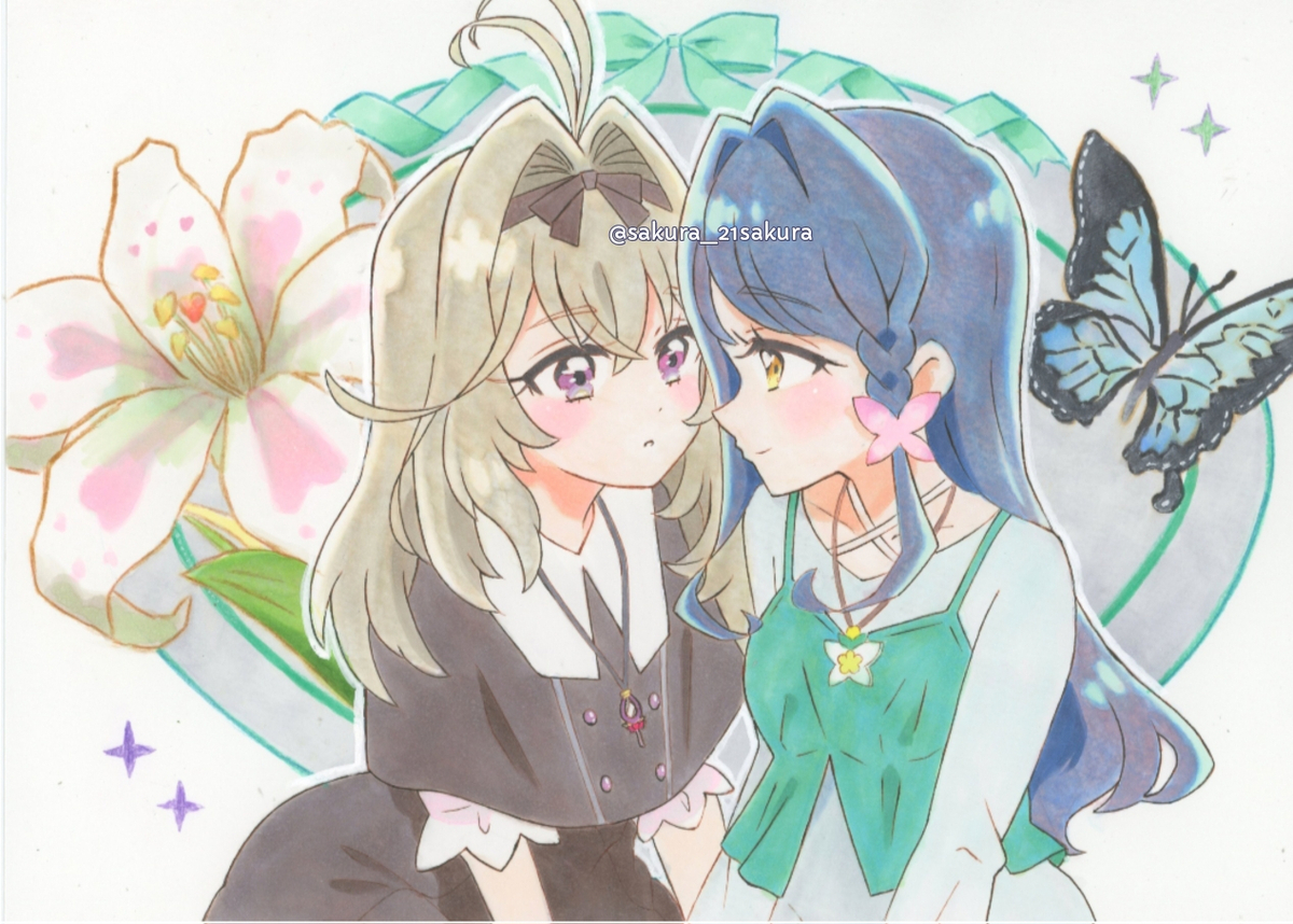 This is a pixiv picture whose title is るるかとくれあ.