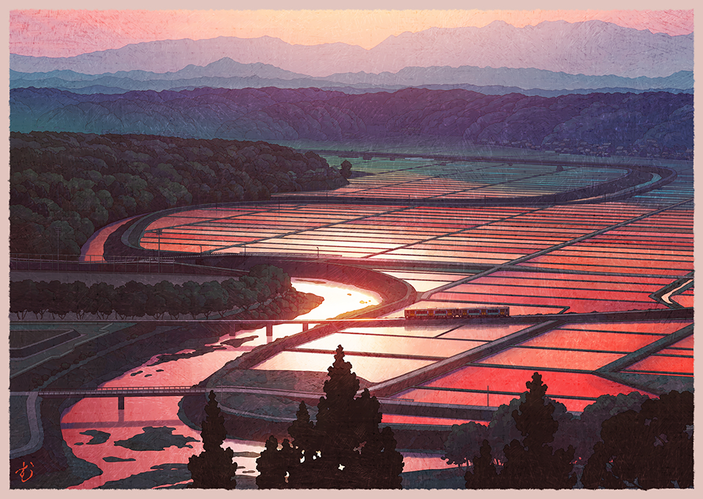 This is a pixiv picture whose title is 水郡茜染.