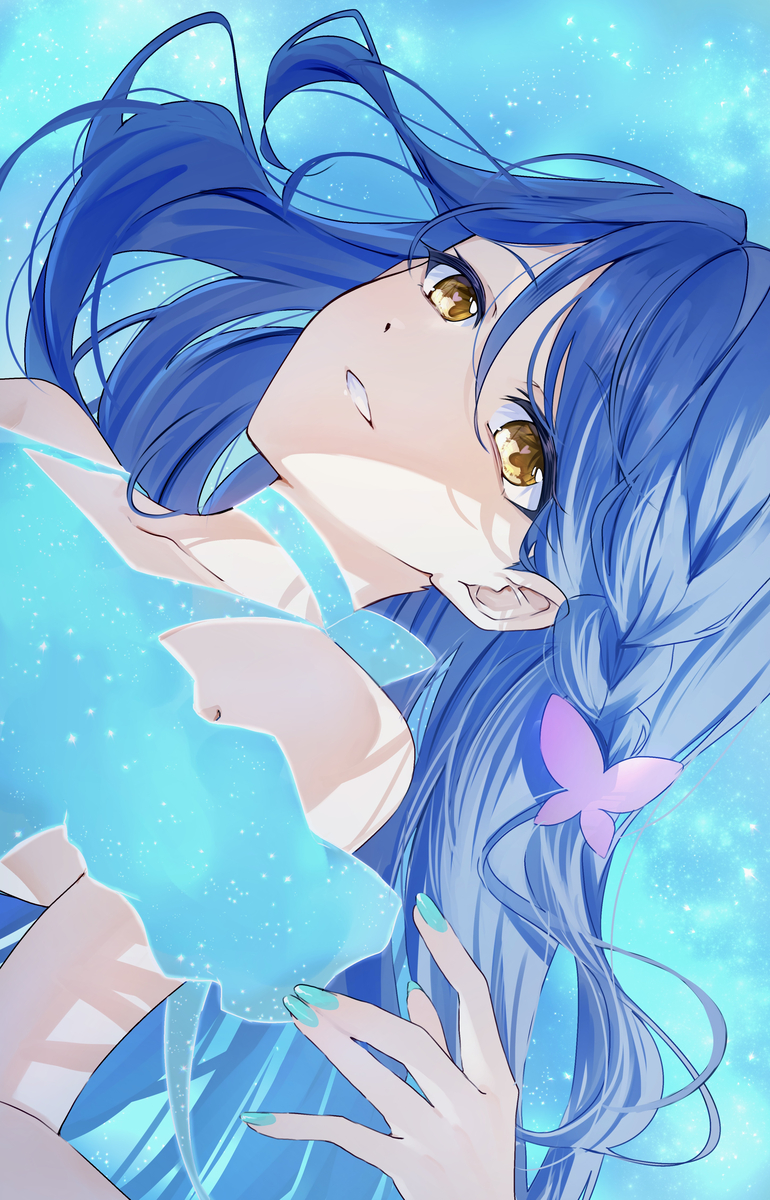 This is a pixiv picture whose title is 帆羽くれあ.