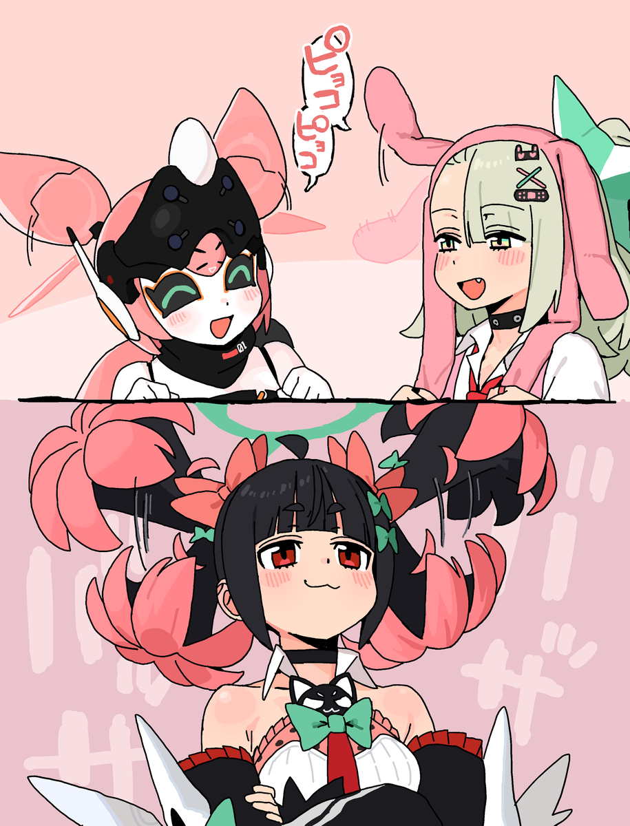This is a pixiv picture whose title is 耳ぴょこエンジェル.