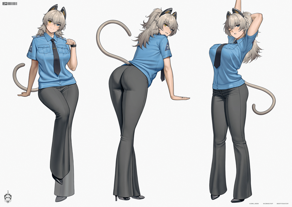 This is a pixiv picture whose title is PERITYA - FSB UNIFORM.