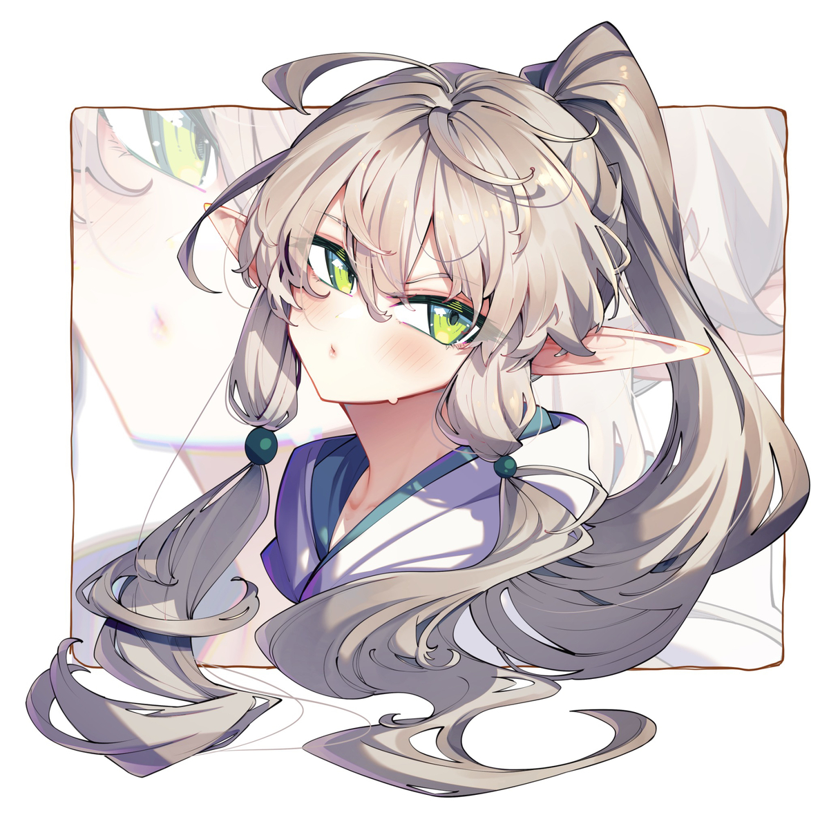 This is a pixiv picture whose title is エルフ.