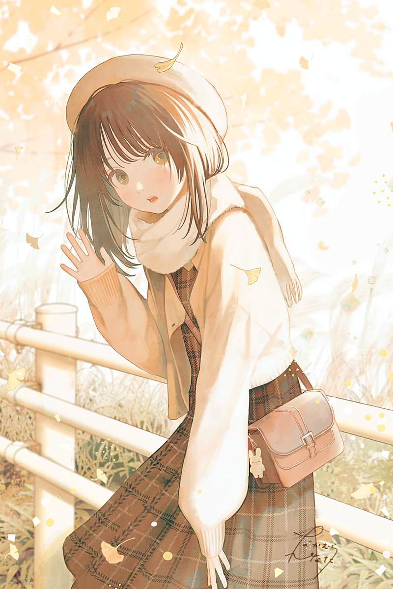 This is a pixiv picture whose title is 秋のデート.