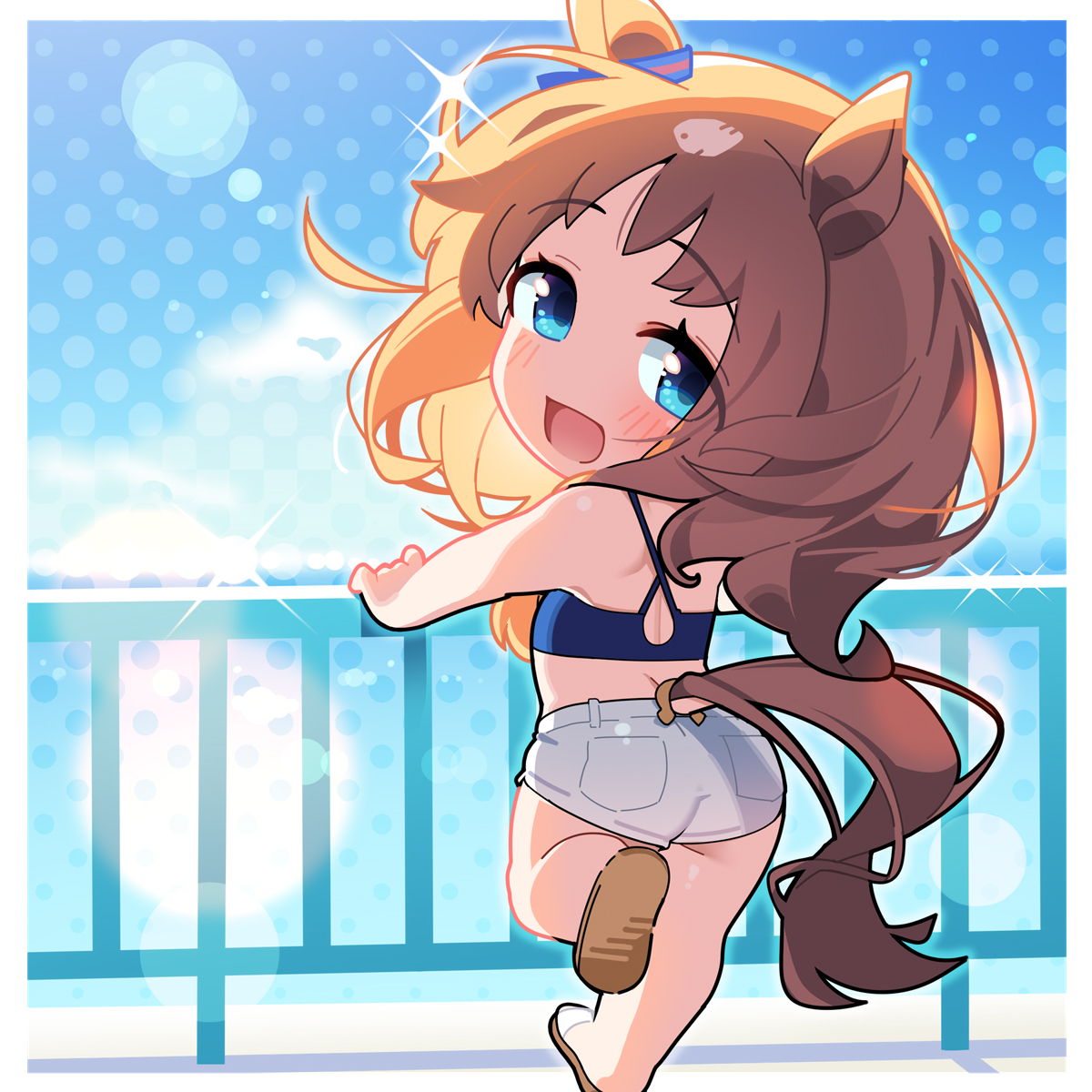 This is a pixiv picture whose title is グラスワンダー.