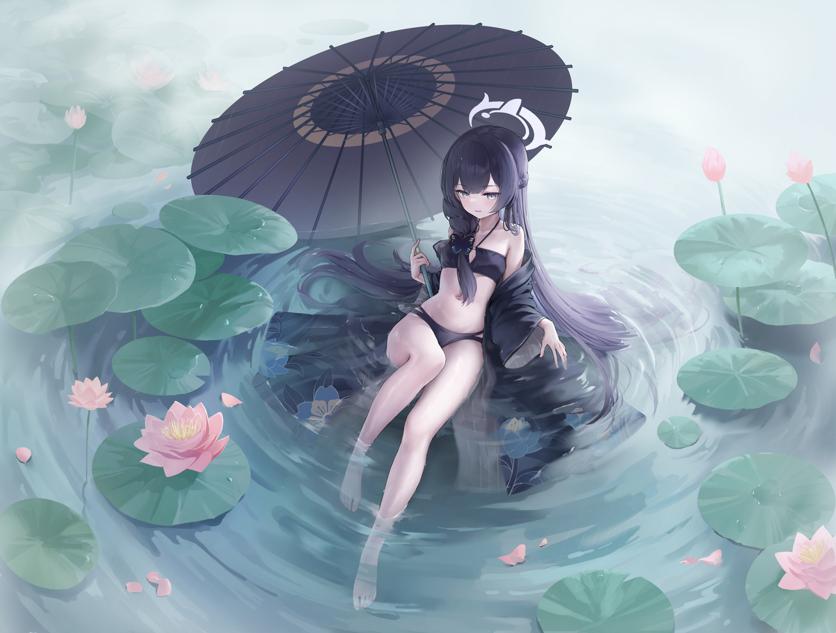 This is a pixiv picture whose title is 妃咲.