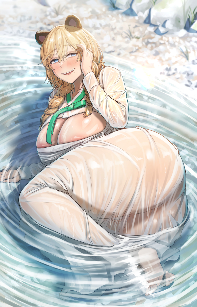 This is a pixiv picture whose title is 프리가.