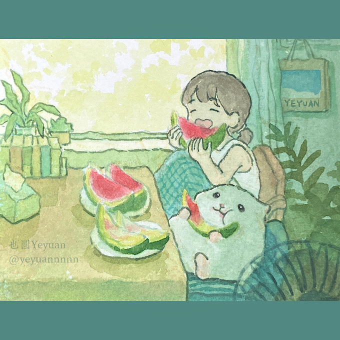 This is a pixiv picture whose title is お腹タプタプだ.