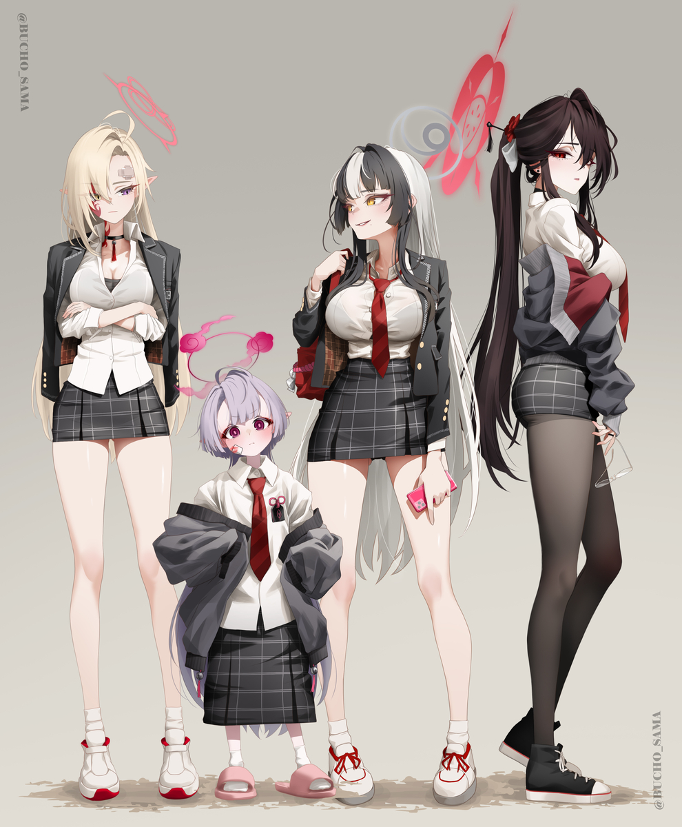 This is a pixiv picture whose title is 百鬼夜行連合学院 花鳥風月部.