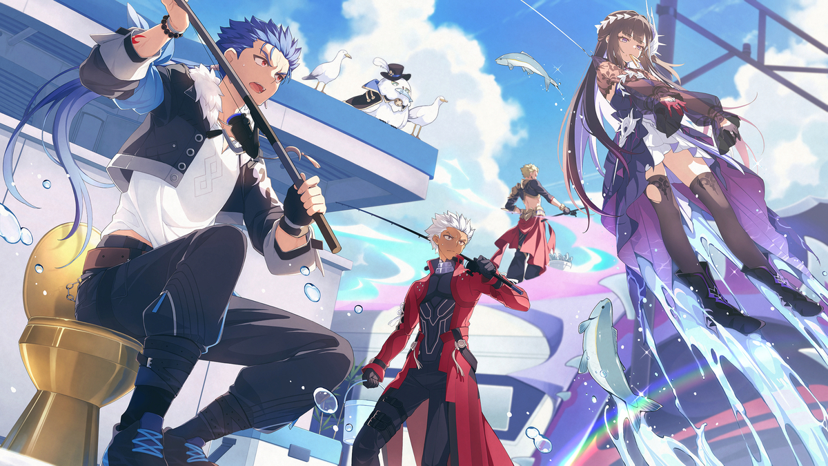 This is a pixiv picture whose title is スターレイルxFateコラボ第二弾PRイラスト.