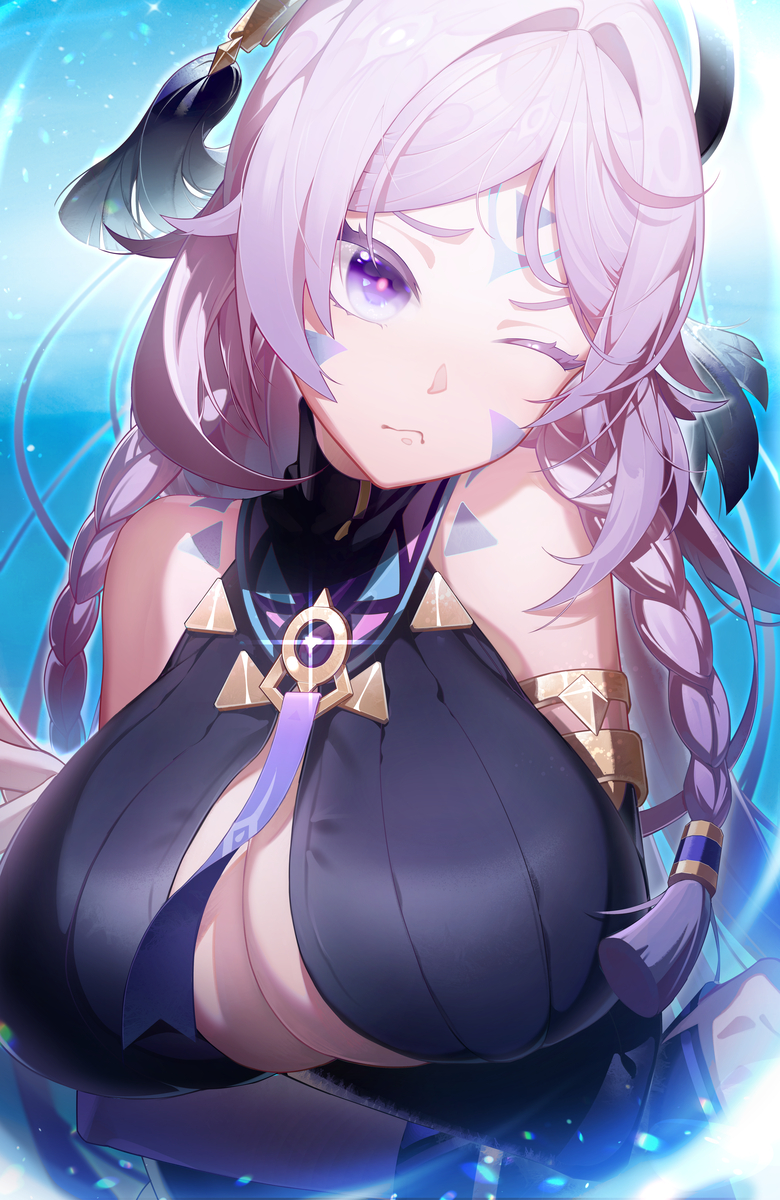 This is a pixiv picture whose title is 画了 茜特菈莉.