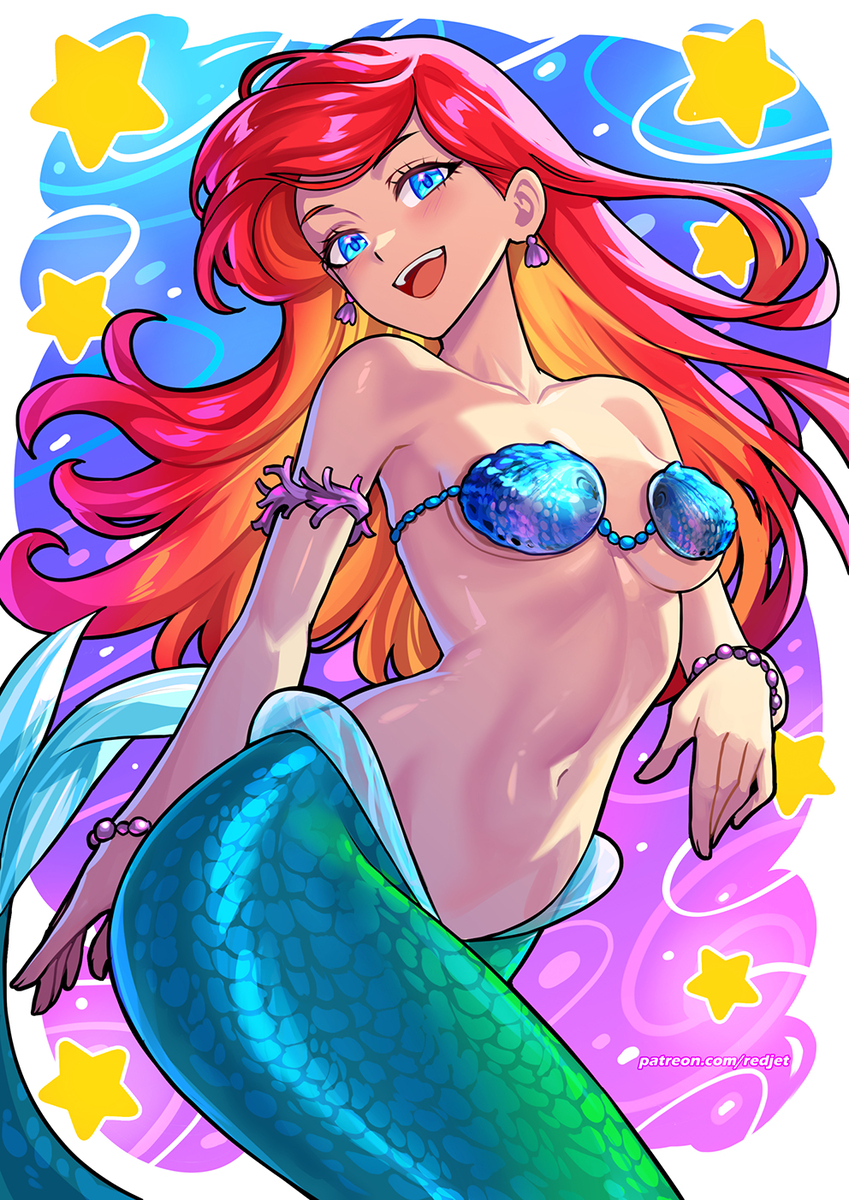 This is a pixiv picture whose title is Ariel.