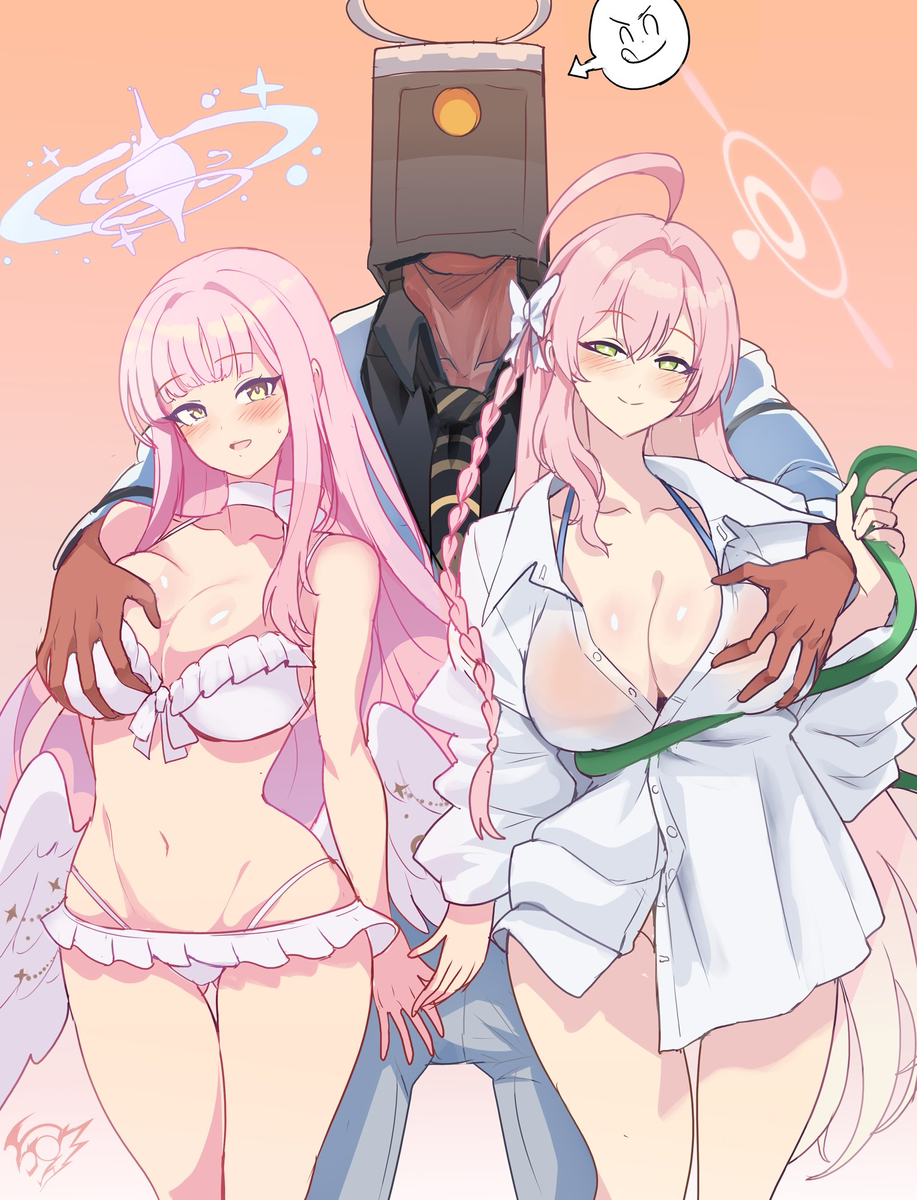 This is a pixiv picture whose title is Yesod Sensei & Students.