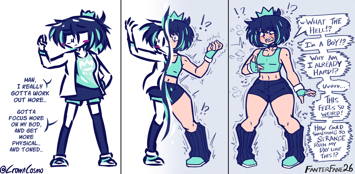 This is a pixiv picture whose title is Cosmo Fayneification! (Collab).