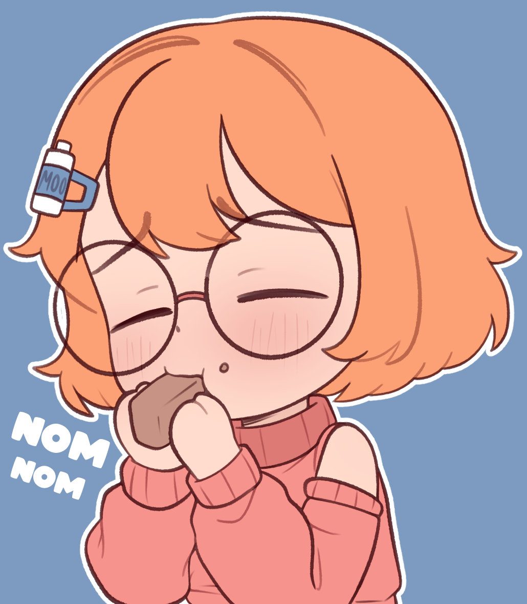 This is a pixiv picture whose title is Paige eating! - Pixiv request.