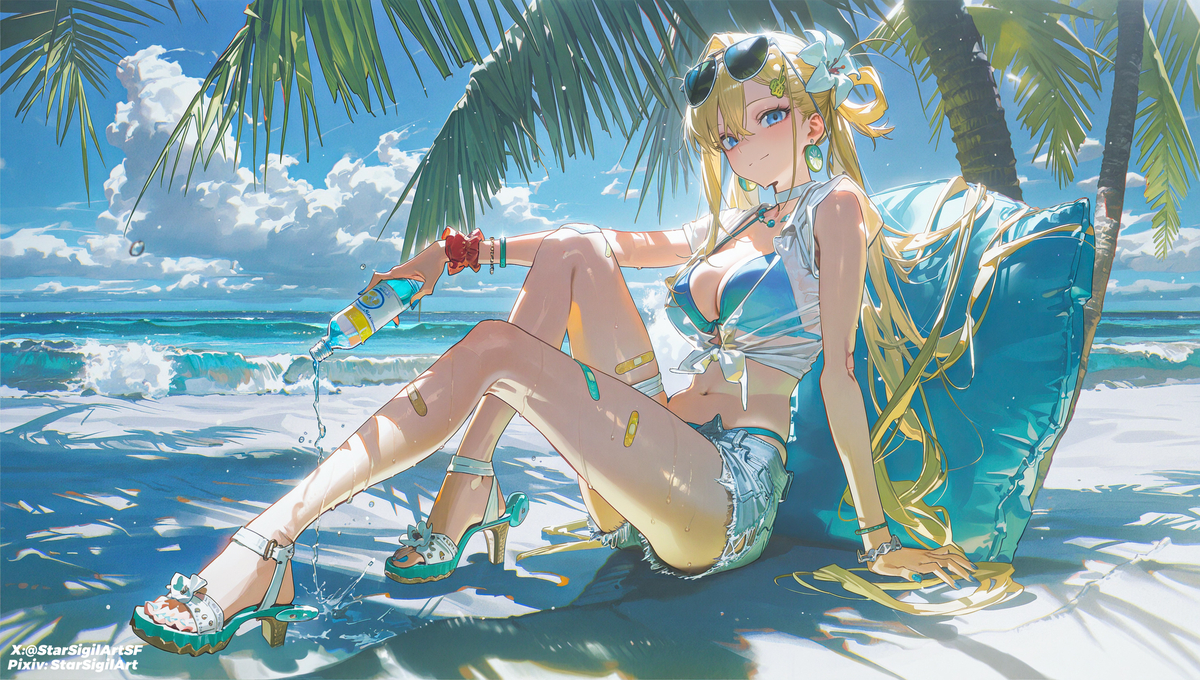This is a pixiv picture whose title is - Lynae summer -.