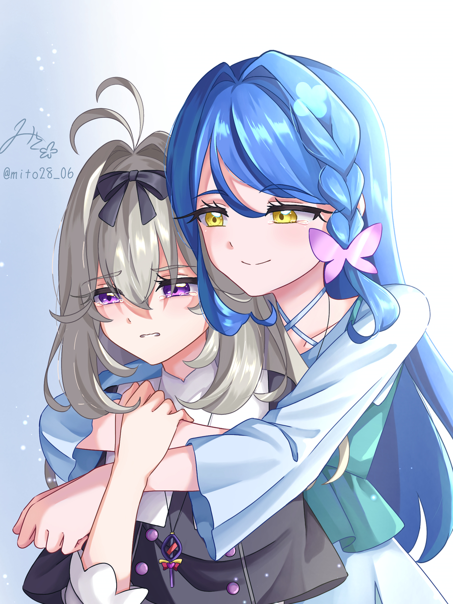 This is a pixiv picture whose title is 🦋｢ごめんね…｣.