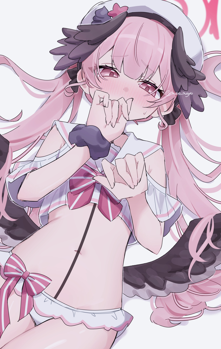 This is a pixiv picture whose title is 水着コハル.