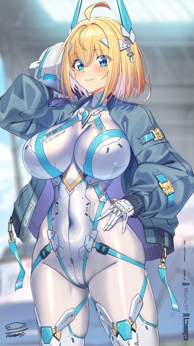 This is a pixiv picture whose title is パイロットスーツ.