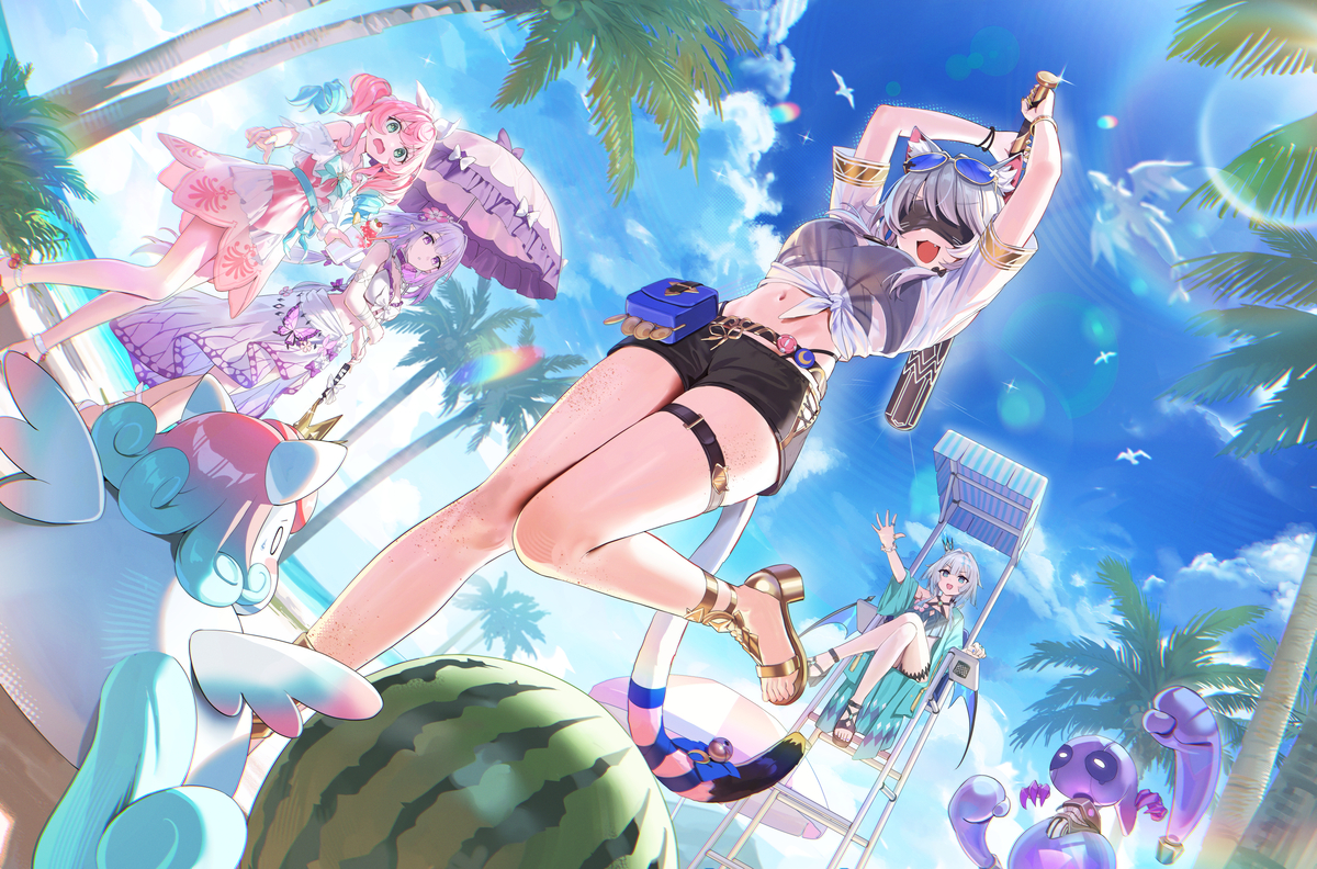 This is a pixiv picture whose title is イカルン危機一髪！.