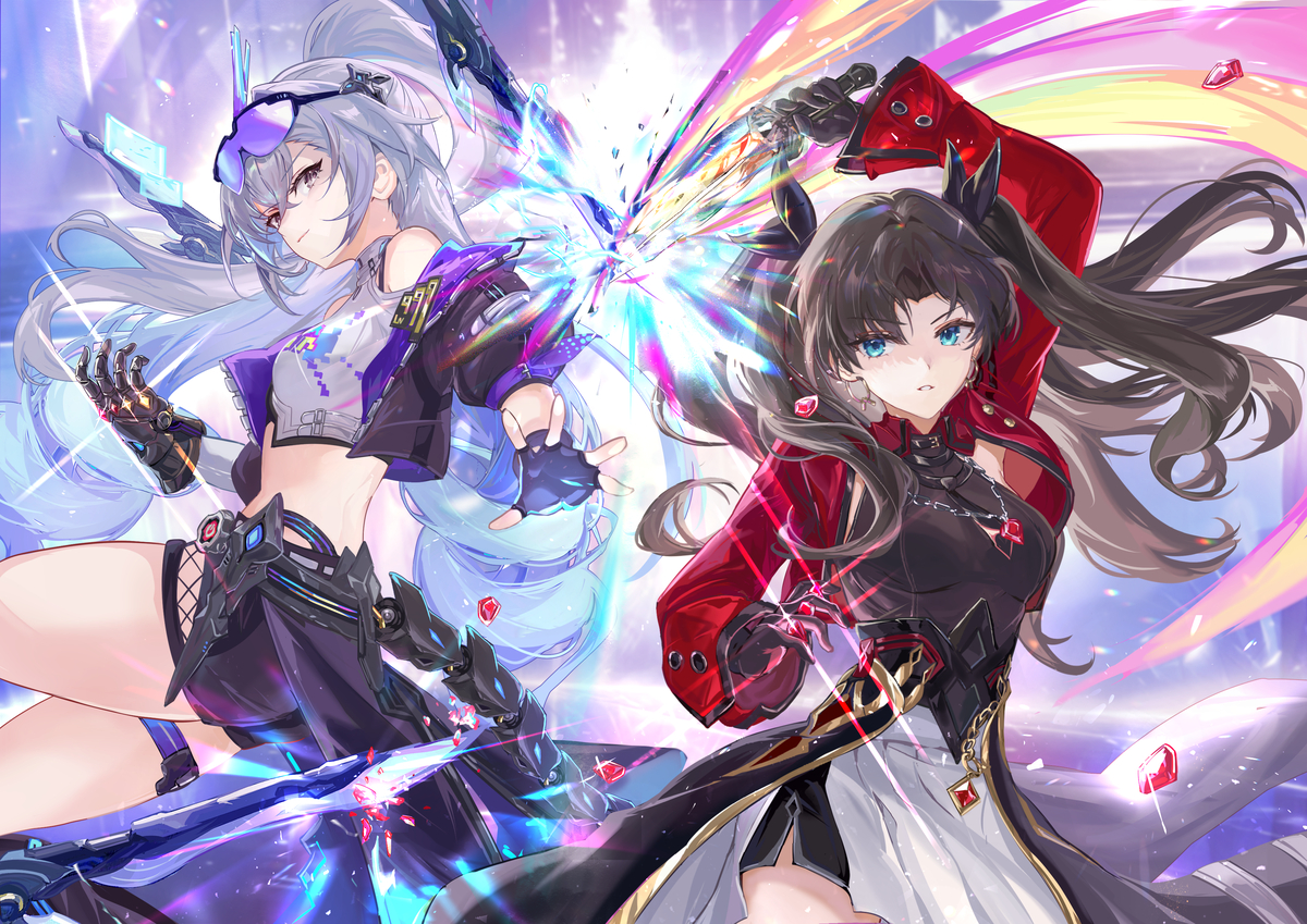 This is a pixiv picture whose title is 👾x💎.