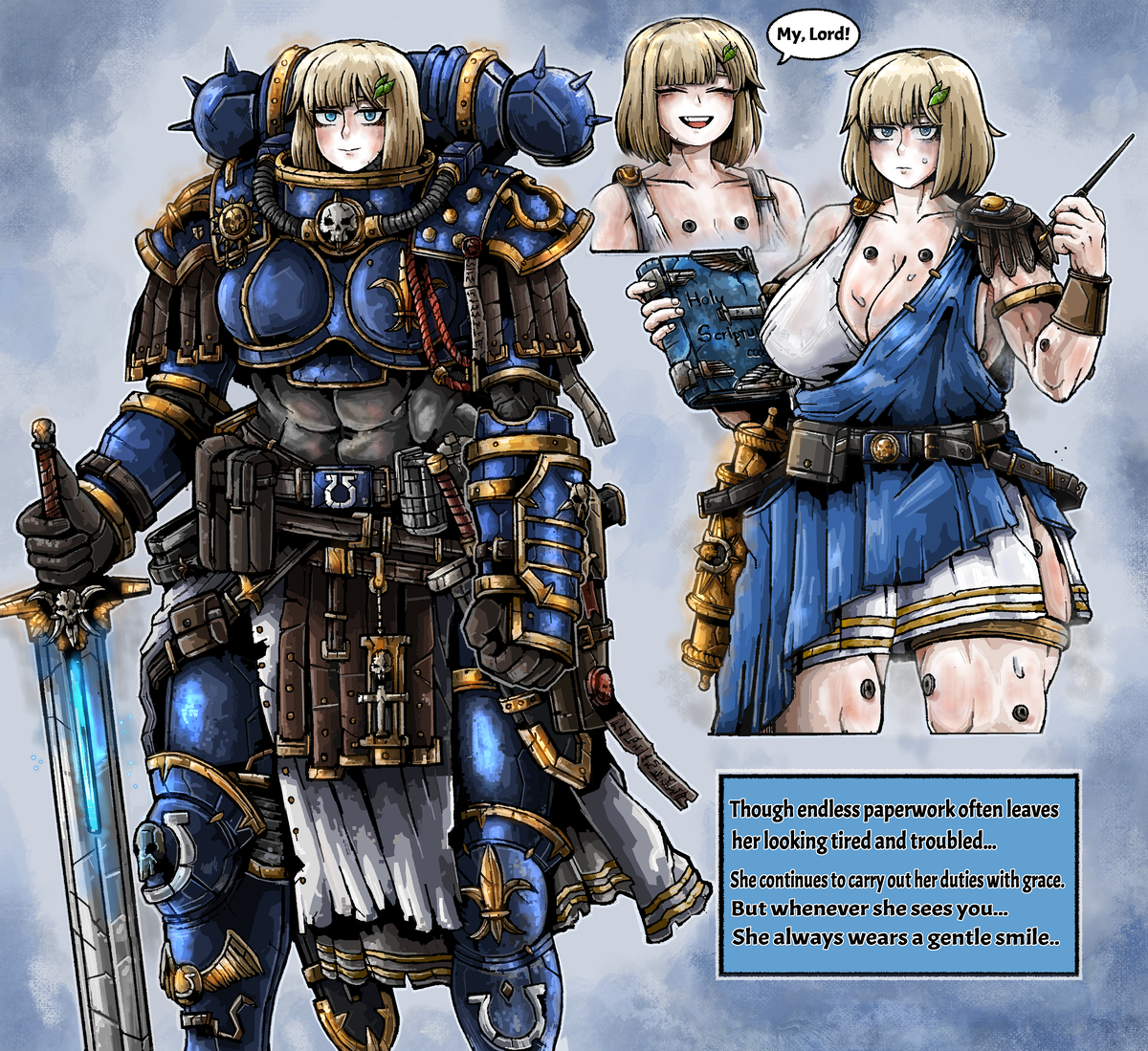 This is a pixiv picture whose title is Sister of Ultramar.