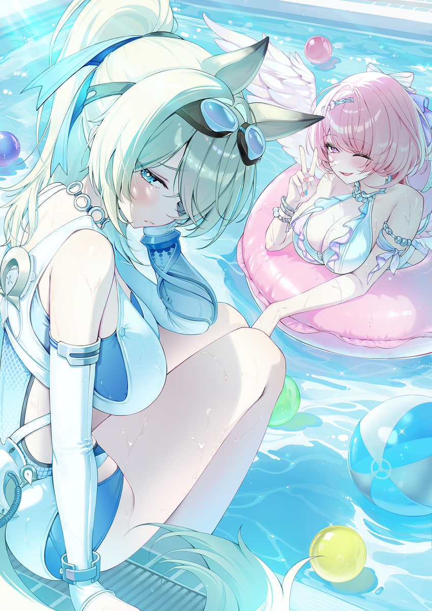 This is a pixiv picture whose title is ♡.