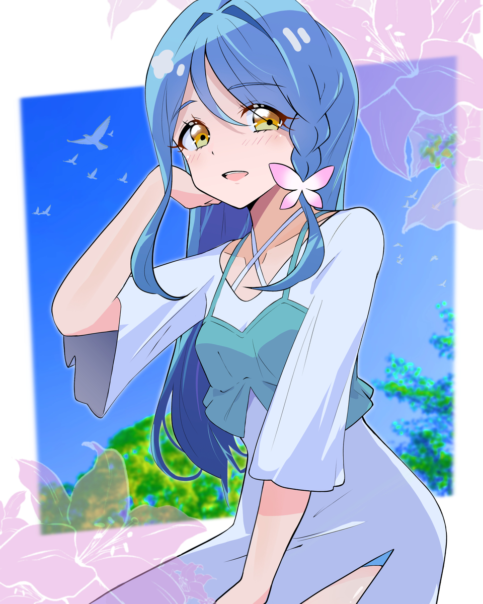 This is a pixiv picture whose title is ほわ〜.