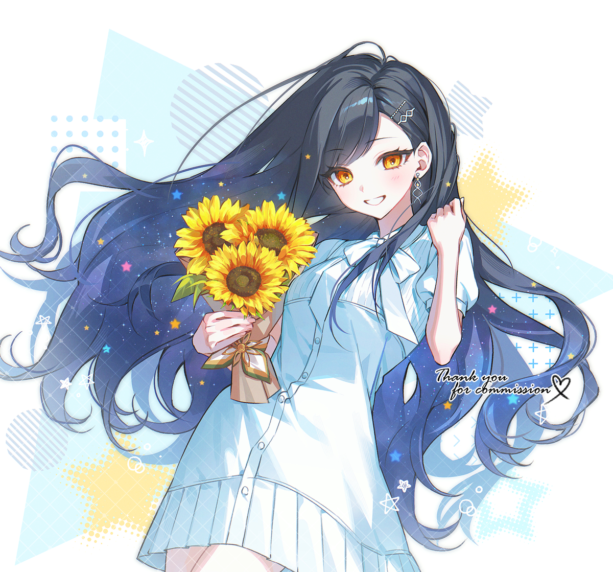 This is a pixiv picture whose title is 白石杏生誕祭2026.