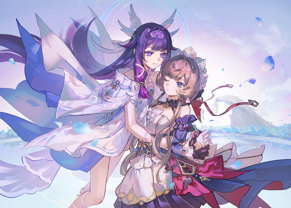 This is a pixiv picture whose title is 月亮降临在我身边.