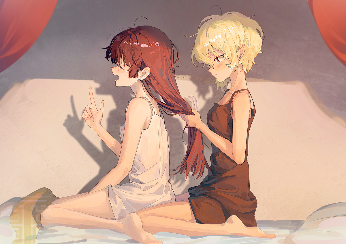 This is a pixiv picture whose title is 風呂上り.