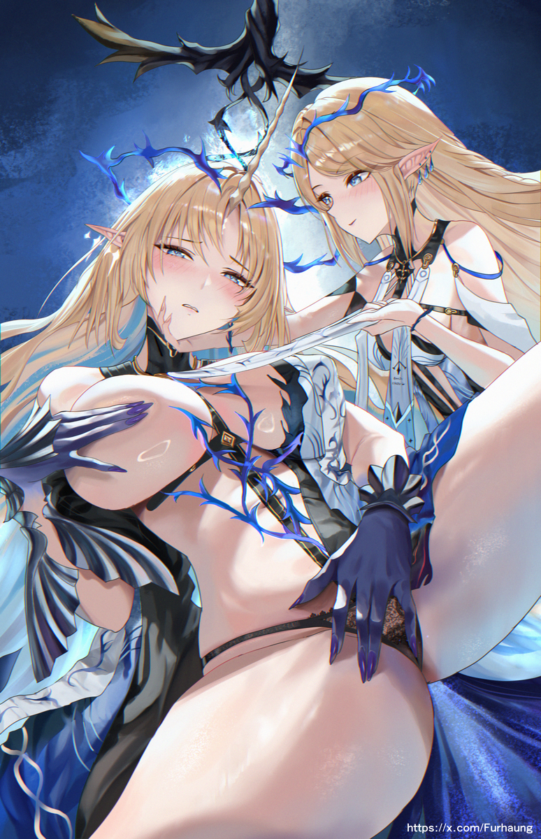This is a pixiv picture whose title is フルールドリス&カルテジア.