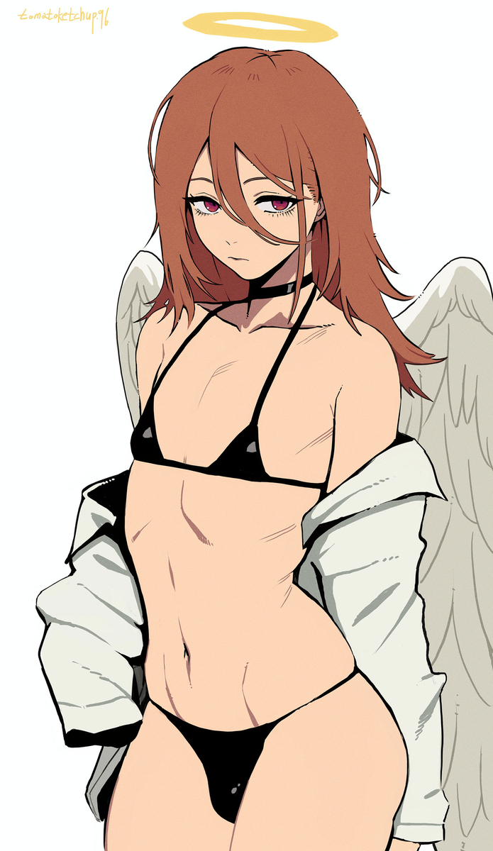 This is a pixiv picture whose title is 천사의 악마.