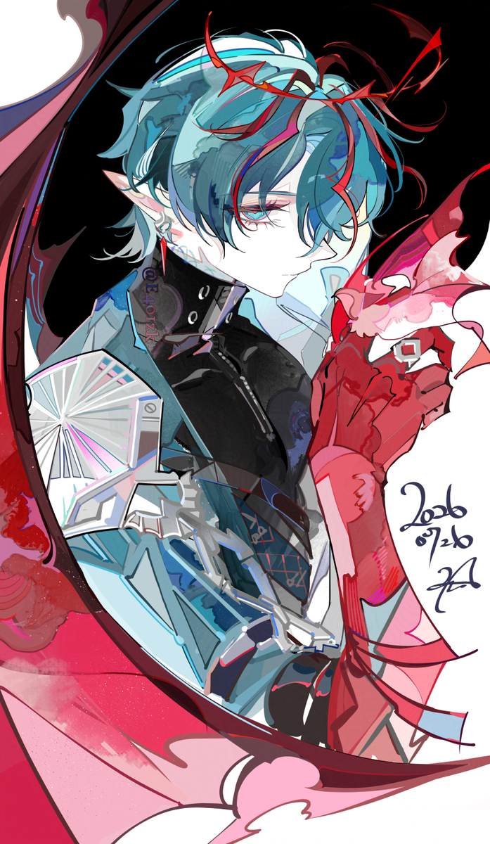 This is a pixiv picture whose title is 🩸.