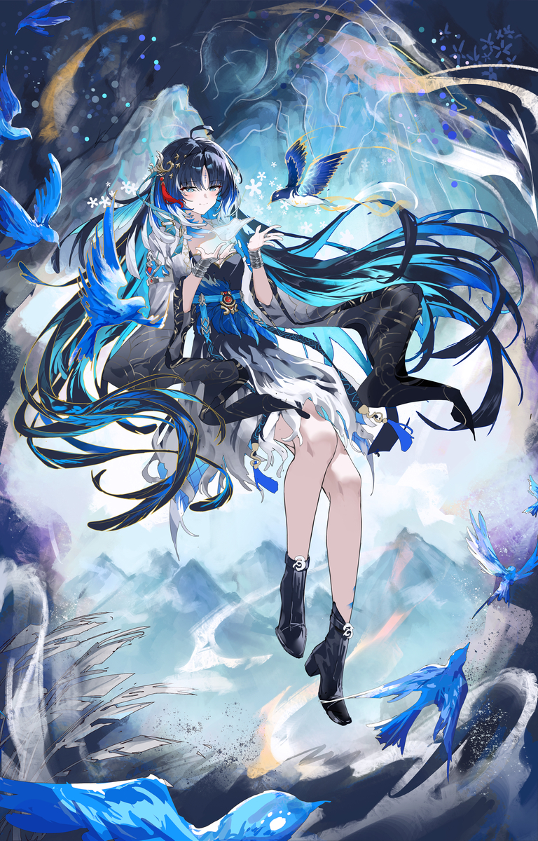 This is a pixiv picture whose title is yangyang.