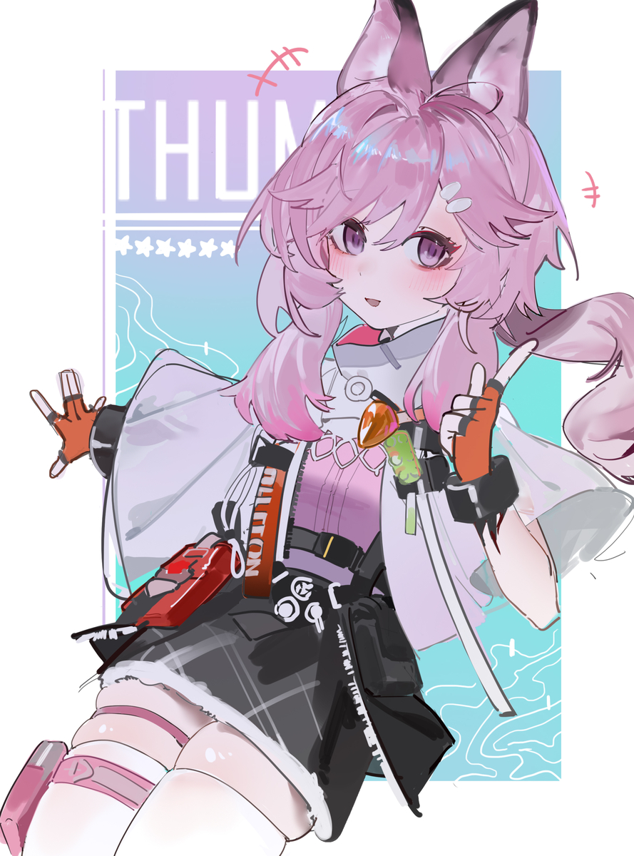 This is a pixiv picture whose title is 🐰.