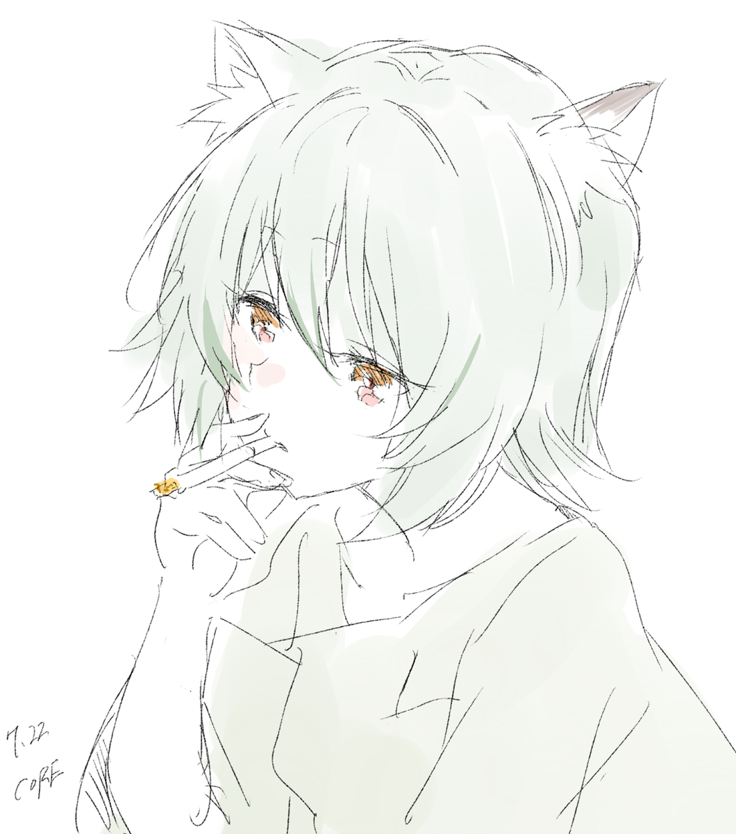 This is a pixiv picture whose title is 無題.