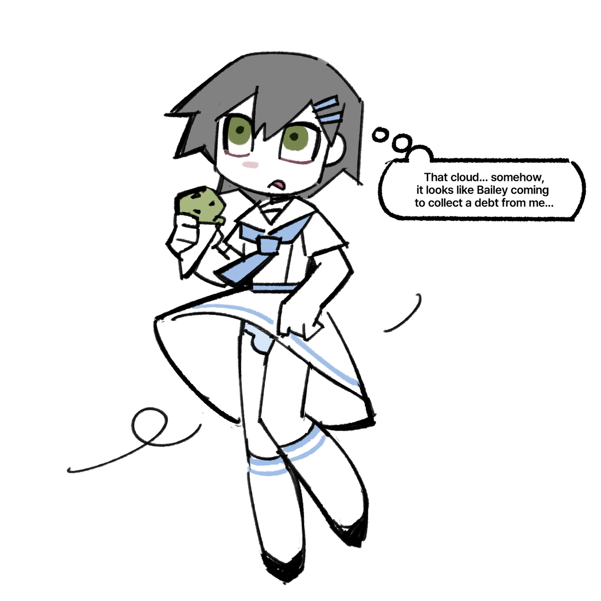 This is a pixiv picture whose title is sailor dress.