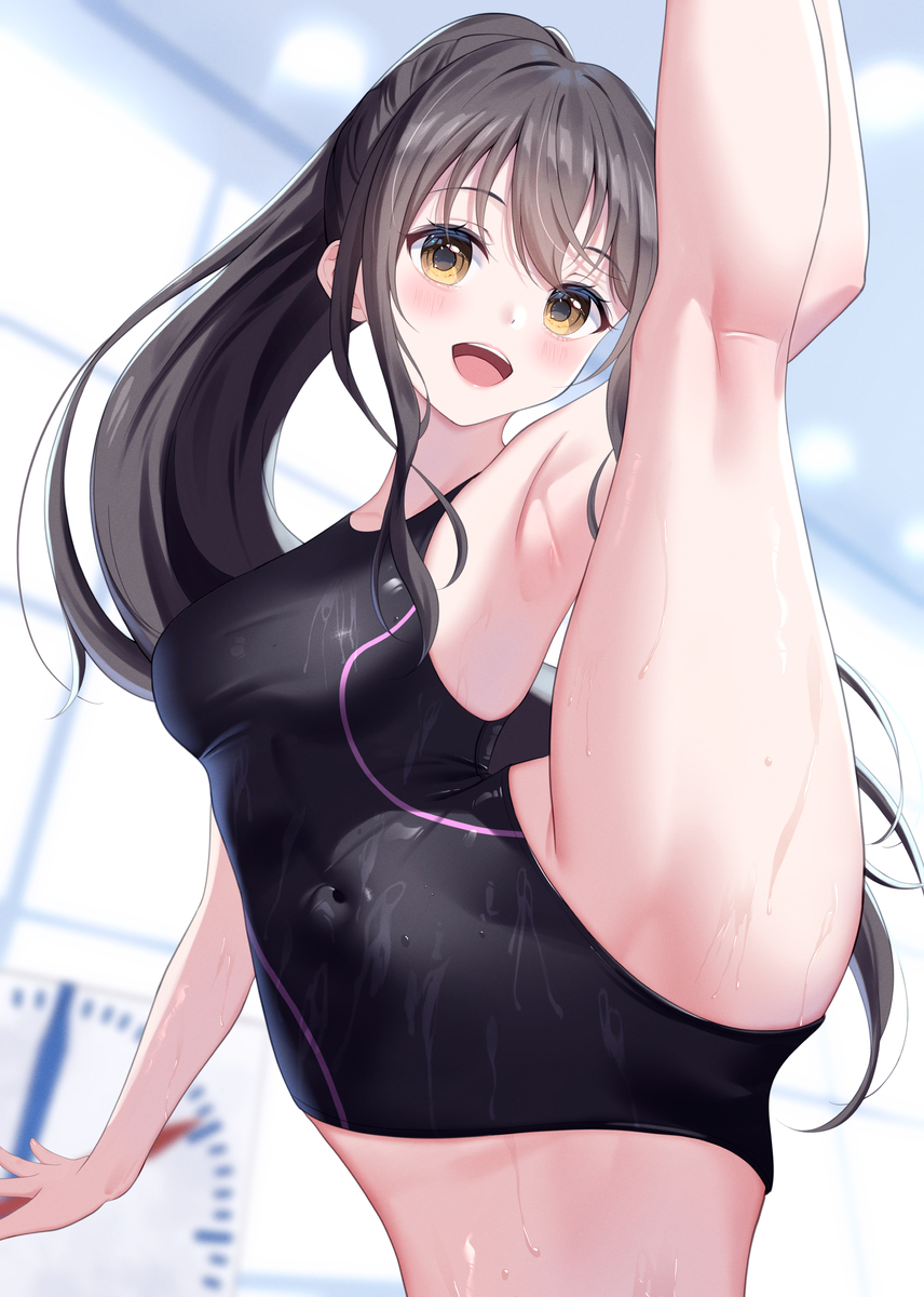 This is a pixiv picture whose title is 「見て見て〜！柔らかいでしょ！」.