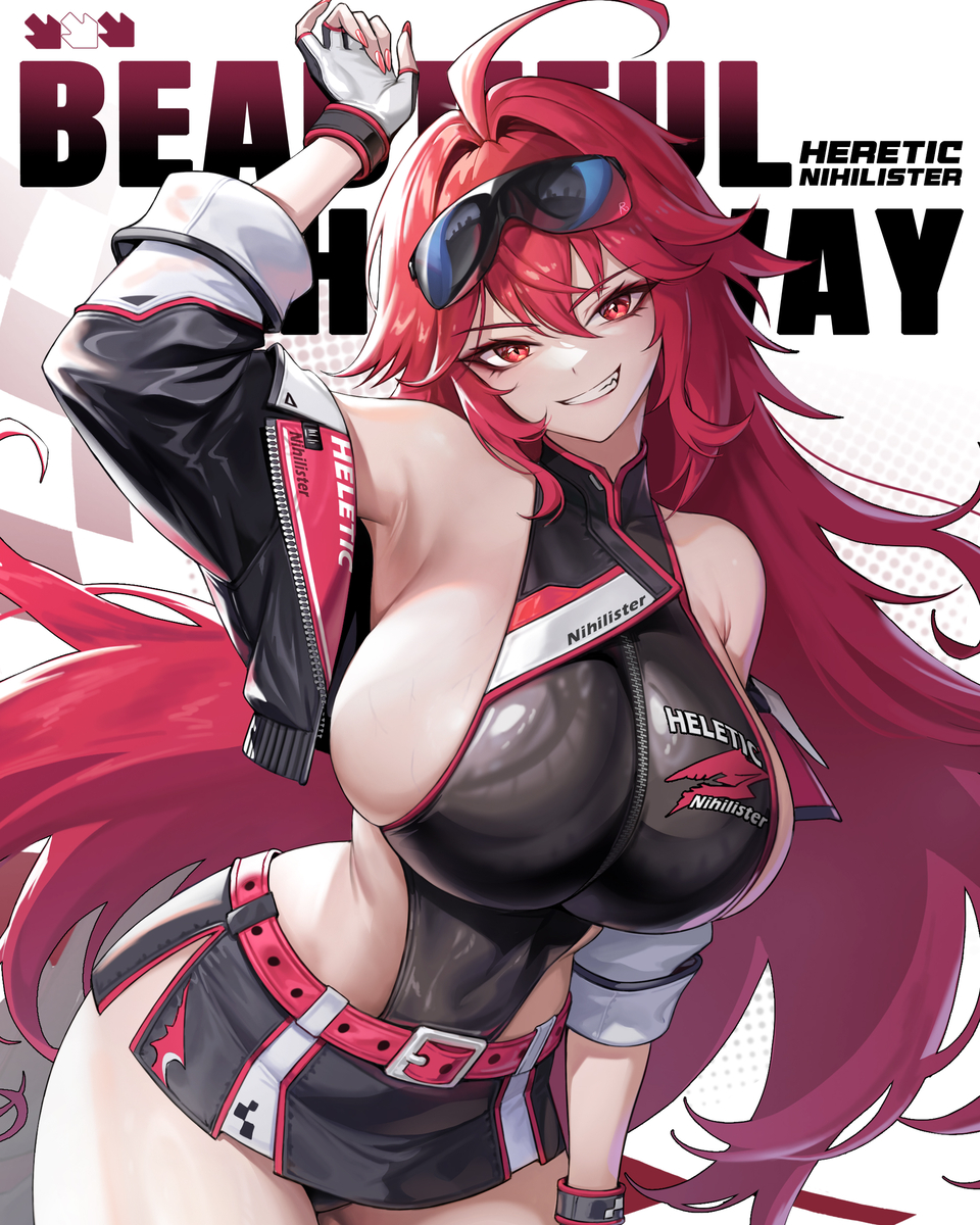 This is a pixiv picture whose title is ニヒリスター レースクイーンVer..