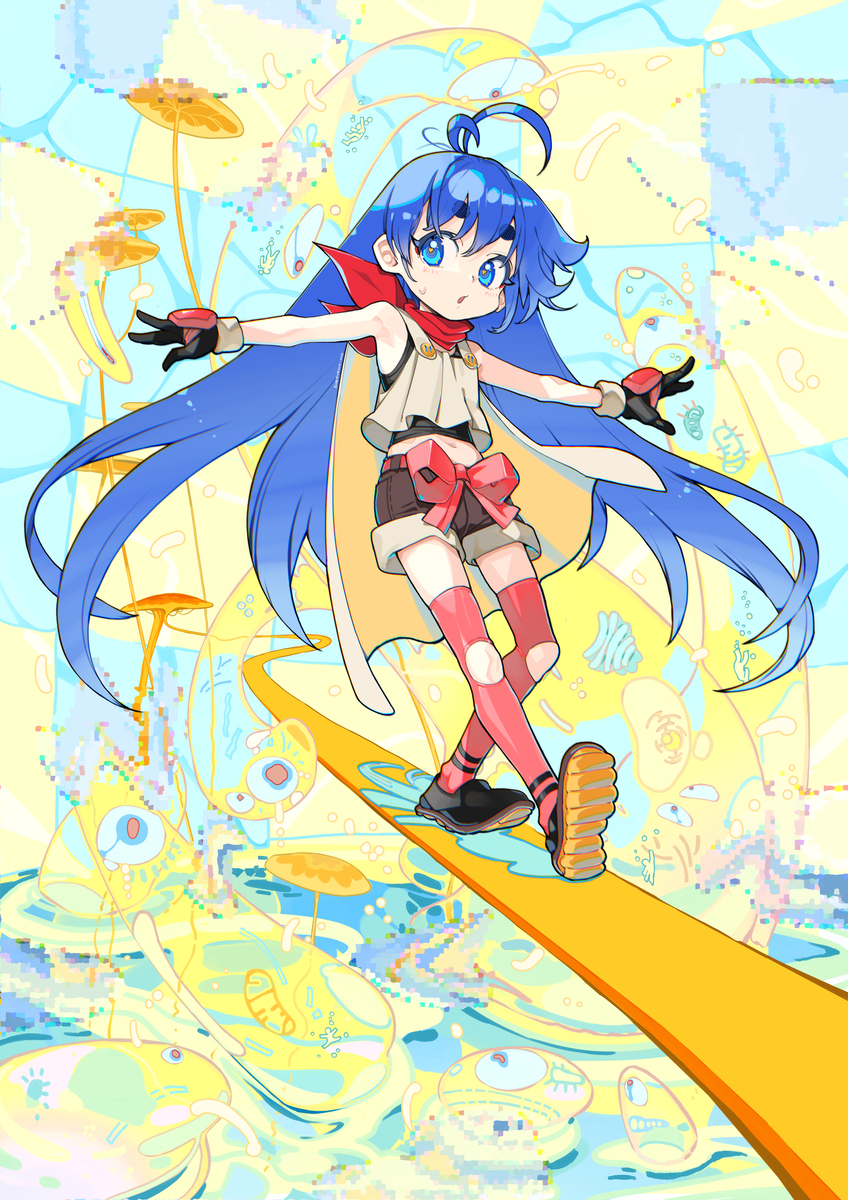 This is a pixiv picture whose title is Bridge - Draw it Again.