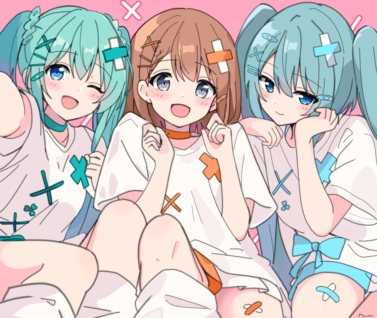 This is a pixiv picture whose title is だめにんげんだ！.