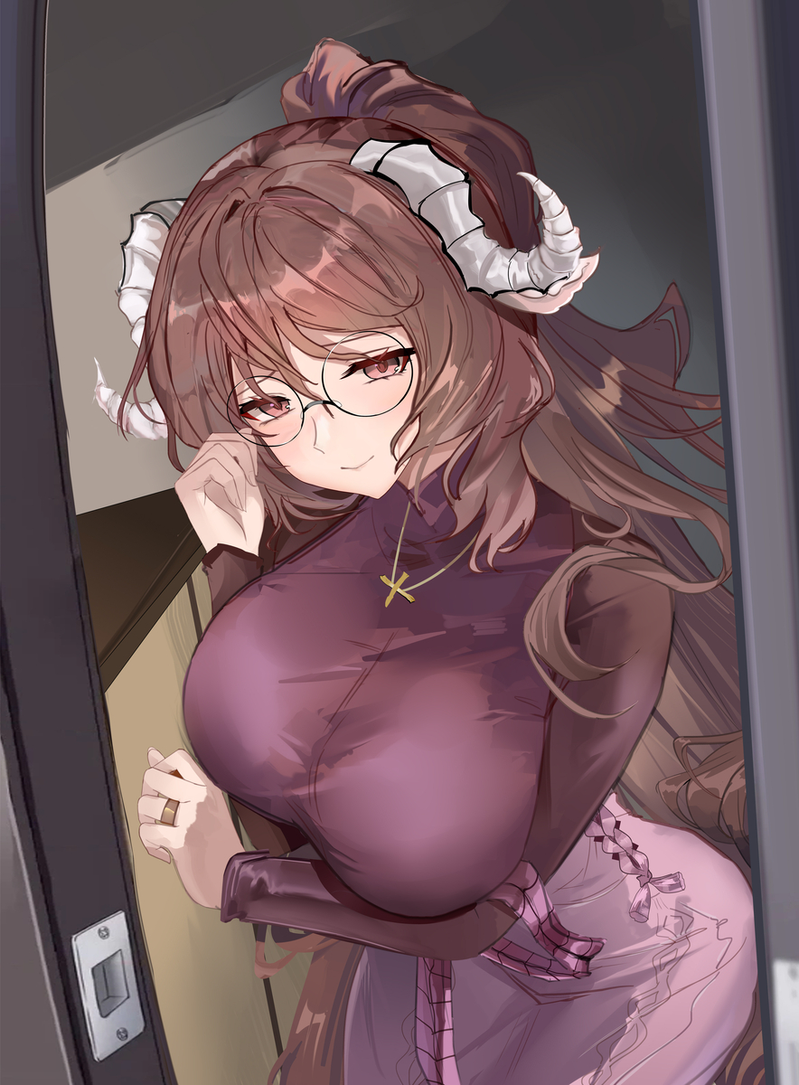This is a pixiv picture whose title is 大羊妈.