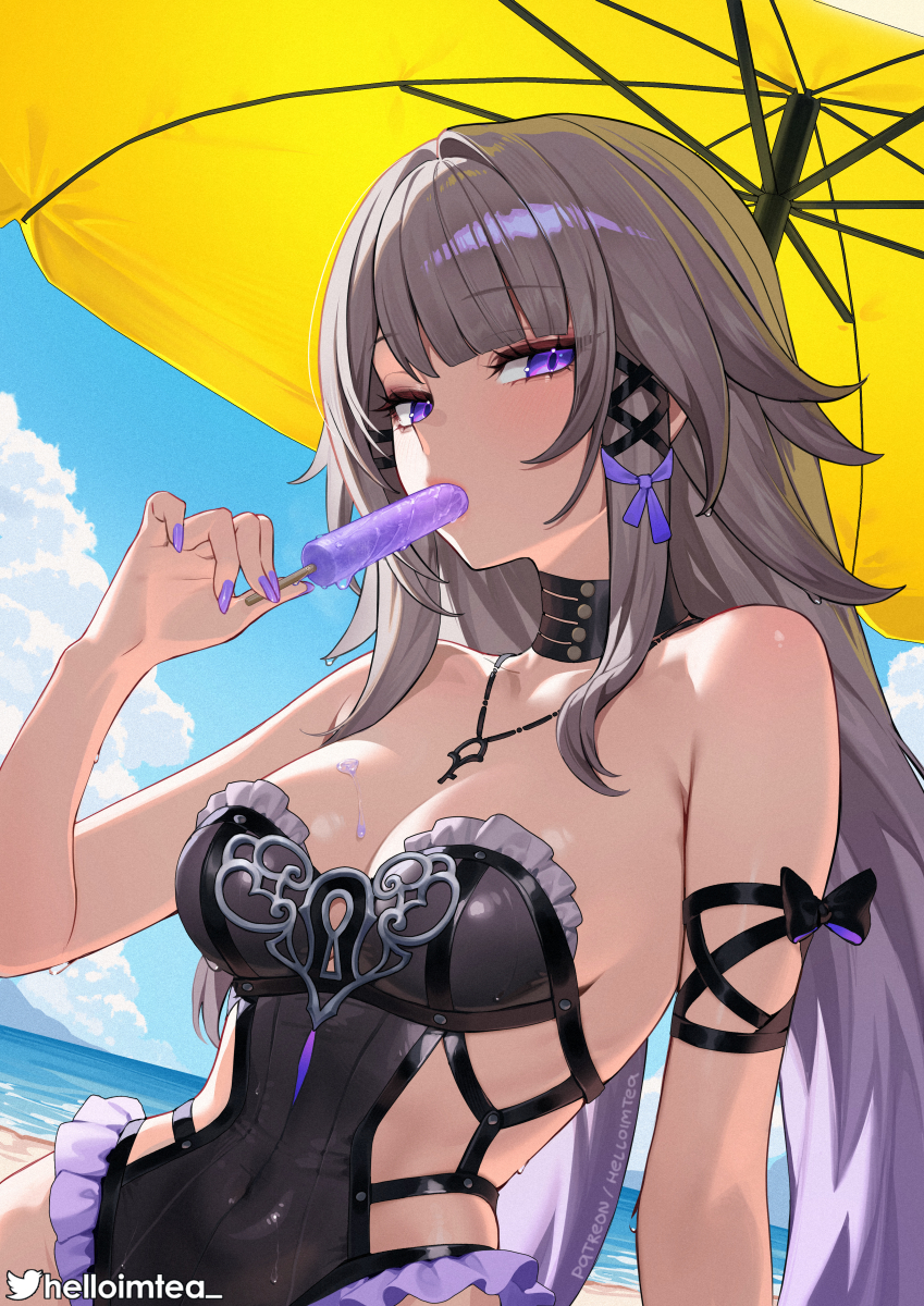 This is a pixiv picture whose title is マダム・ヘルタ \ The Herta.