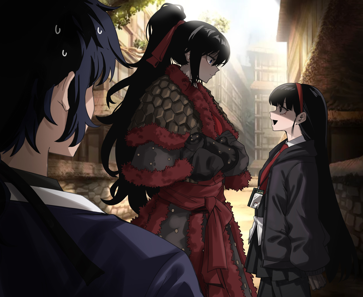 This is a pixiv picture whose title is 정실대전.
